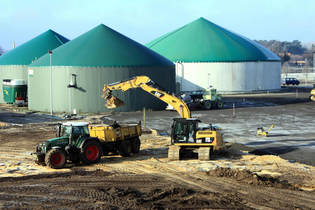 Erdarbeiten für Biogasanlagen
