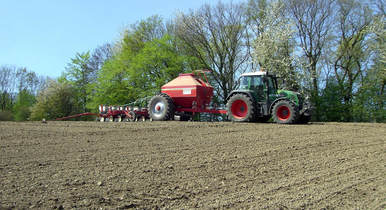 12-reihiges Maisdrillen mit HORSCH Maistro, umgerüstet auf PrecisionPlanting